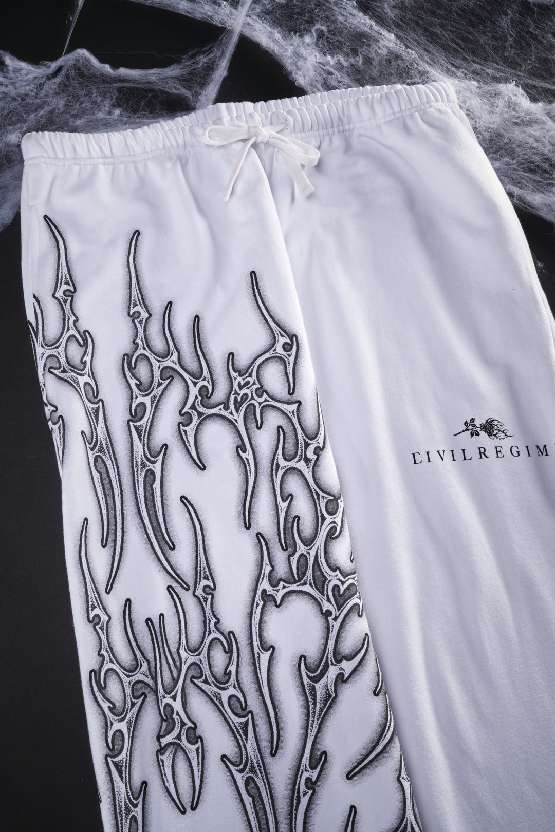 Nightfall Lounger Sweat Pants in White