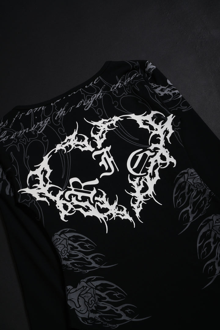 Embodiment Of Perfection Pookie L/S Bodysuit in Black