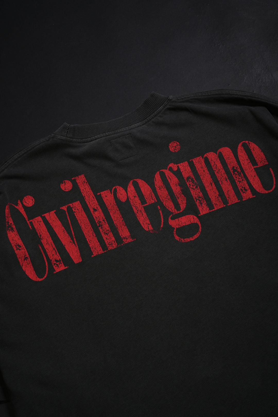 Galactic Decay American Classic Oversized Tee in Vintage Ashes