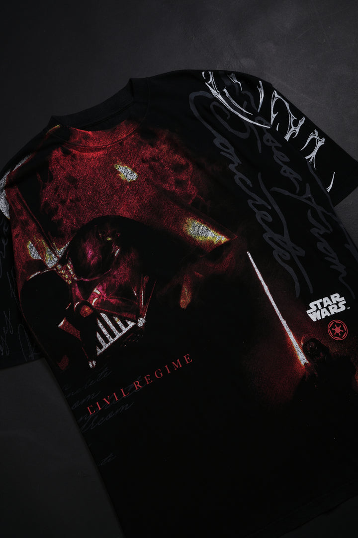 Rise From The Ashes American Classic Oversized Tee in Vintage Black