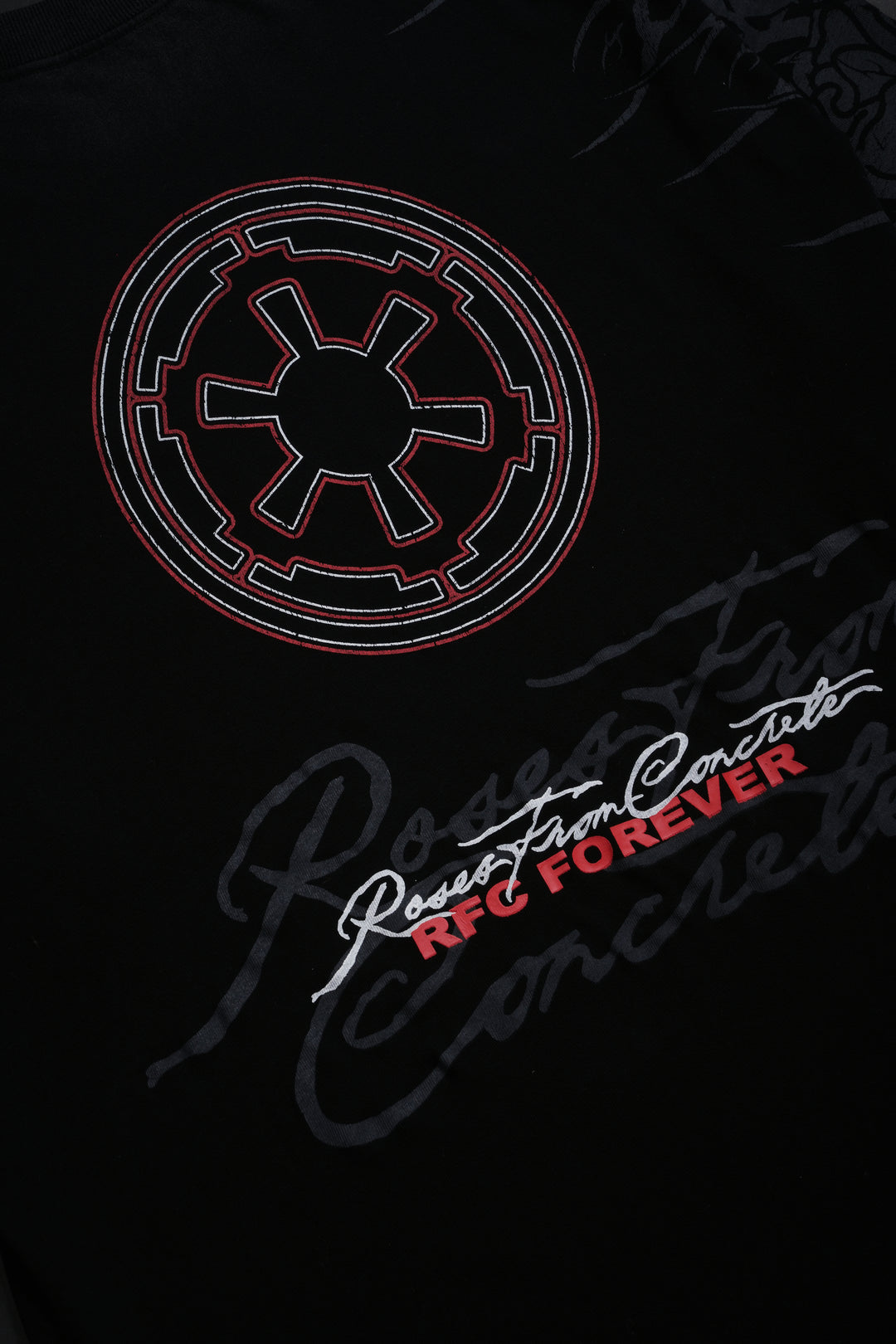 Rise From The Ashes American Classic Oversized Tee in Vintage Black