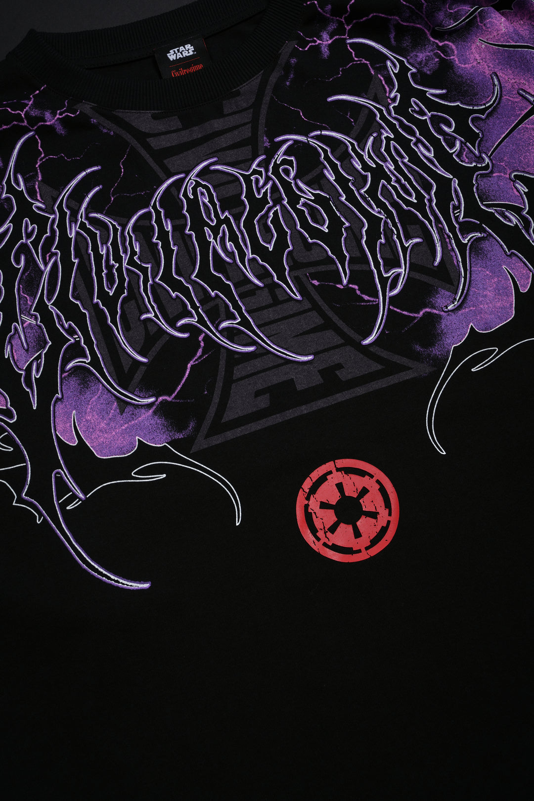 Vader's Darkside "Side By Side" 199X Oversized Tee in Black