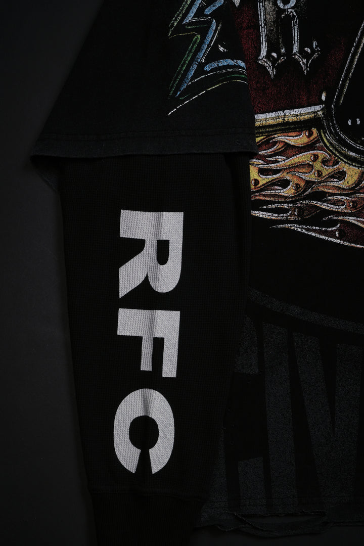 Kylo's Force Distressed Twofer in Black/Black