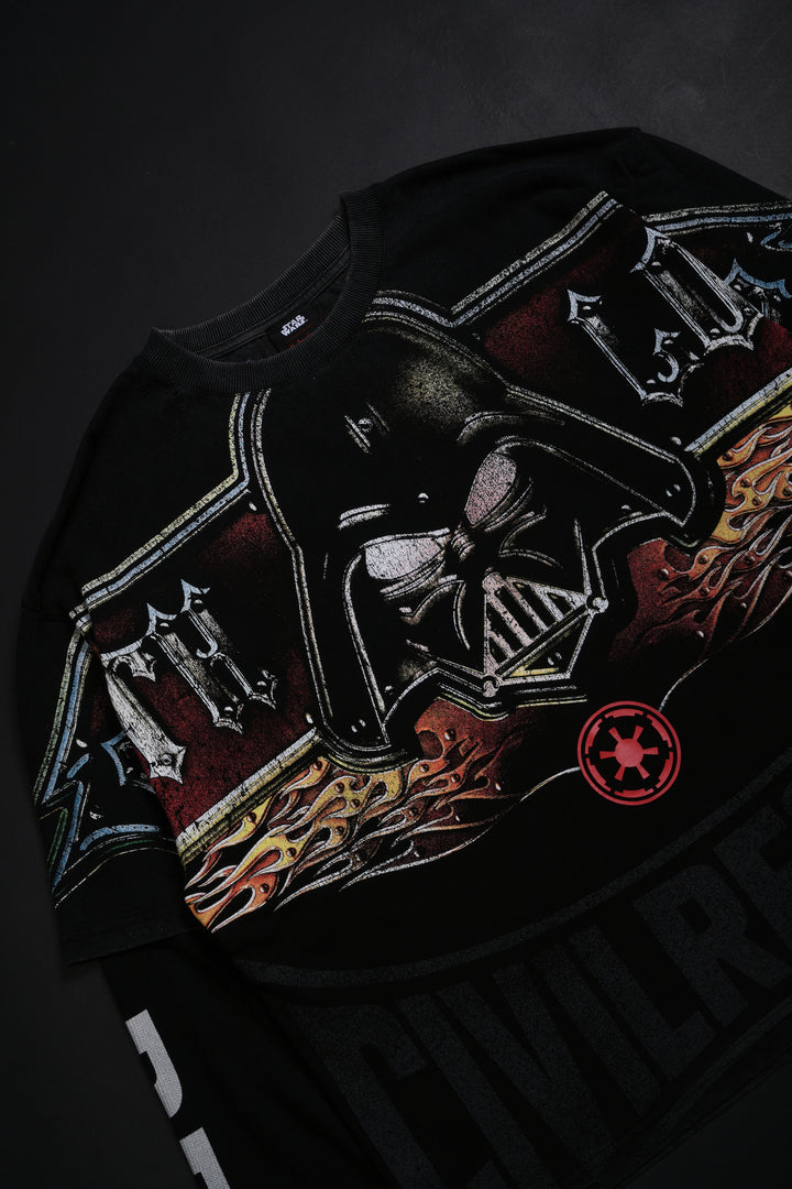 Sith Lord Empite Distressed Twofer in Black/Black