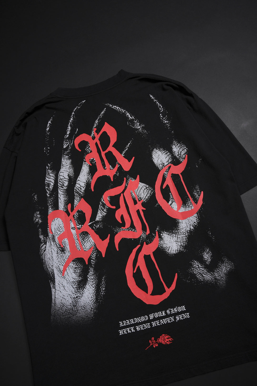 Idle Hands 199X Oversized Tee in Black