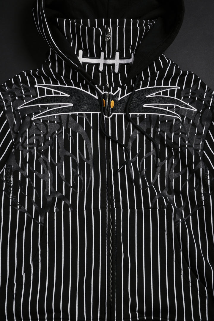 Knight Of Nightmares Civil Cowl Zip Up Hoodie V2 in Black