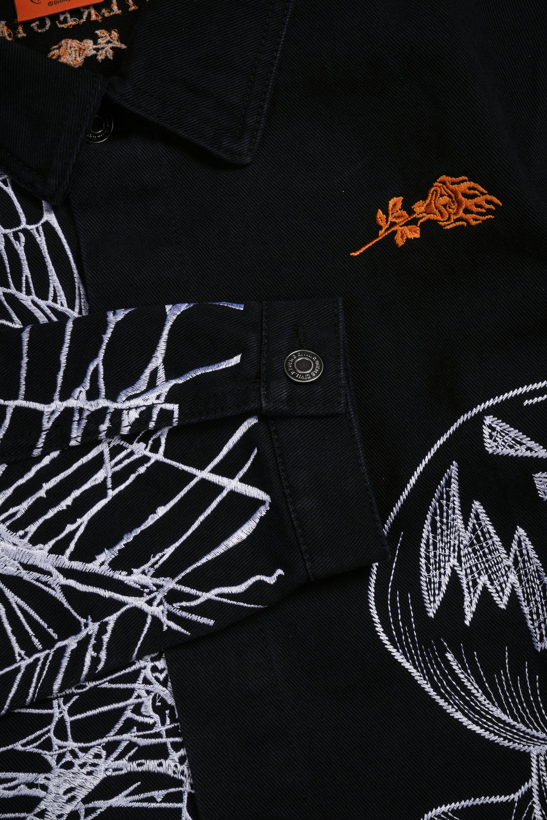 Pumpkin Freight Raw Denim Jacket in Black