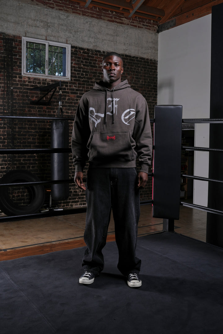 Chaos Reigns Regime Hoodie in Vintage Black