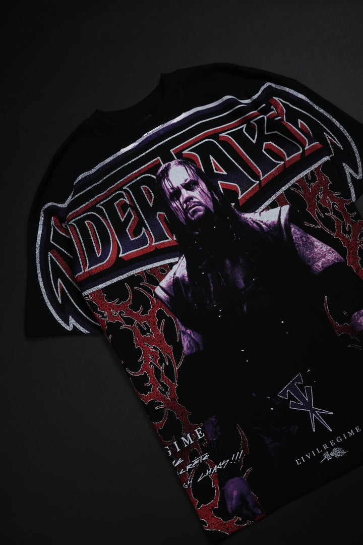 Deadman Warrior American Classic Oversized Tee in Black