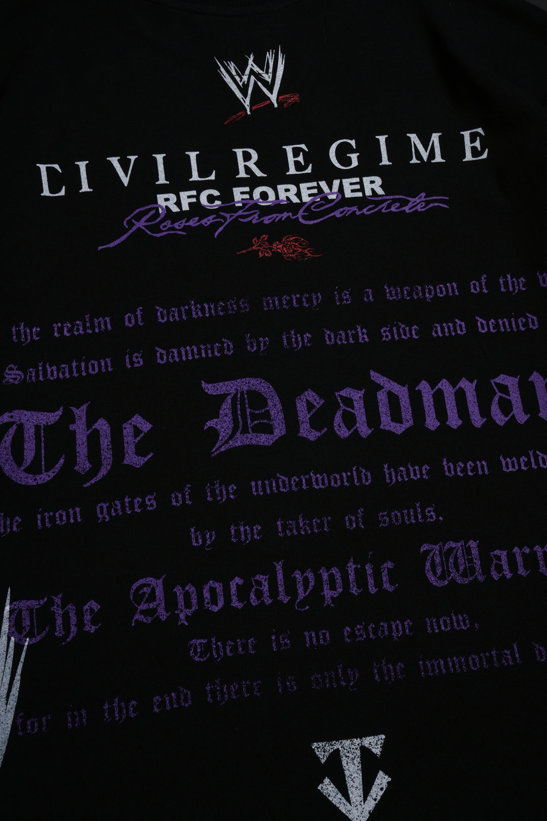 Deadman Warrior American Classic Oversized Tee in Black