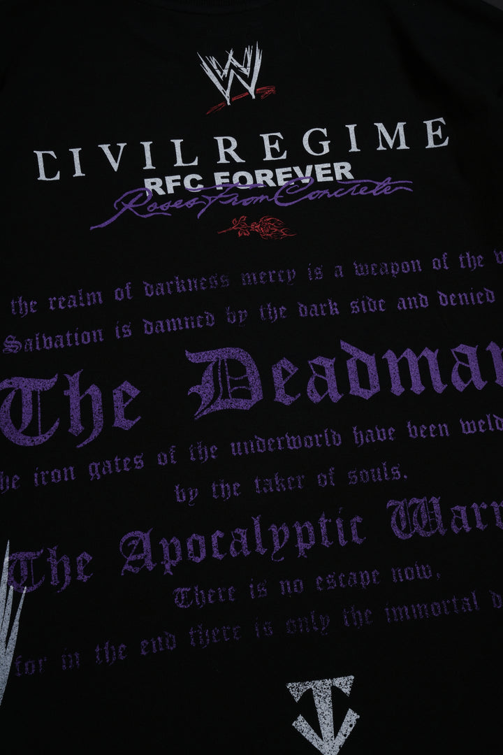 Deadman Warrior American Classic Oversized Tee in Black