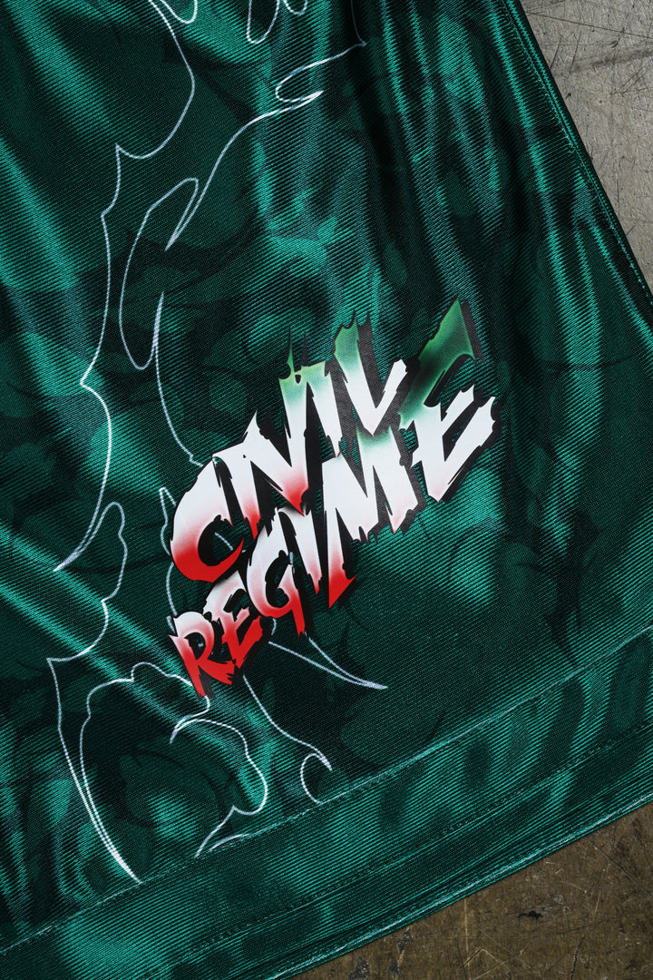 Tomahawk Buster Classic Soccer Shorts in Green