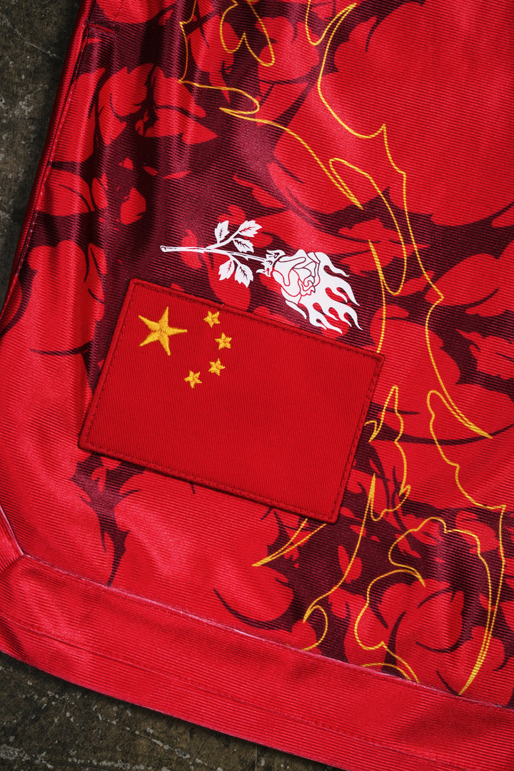 Kikoken Classic Soccer Shorts in Red
