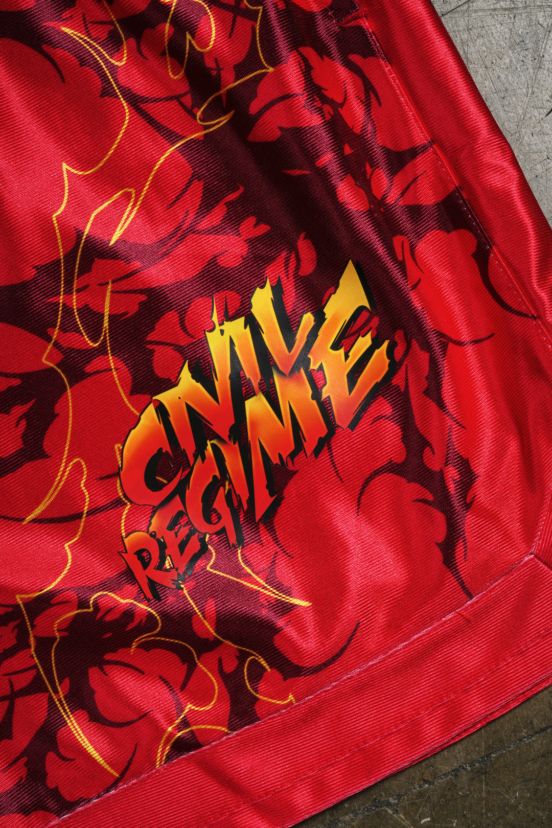 Kikoken Classic Soccer Shorts in Red