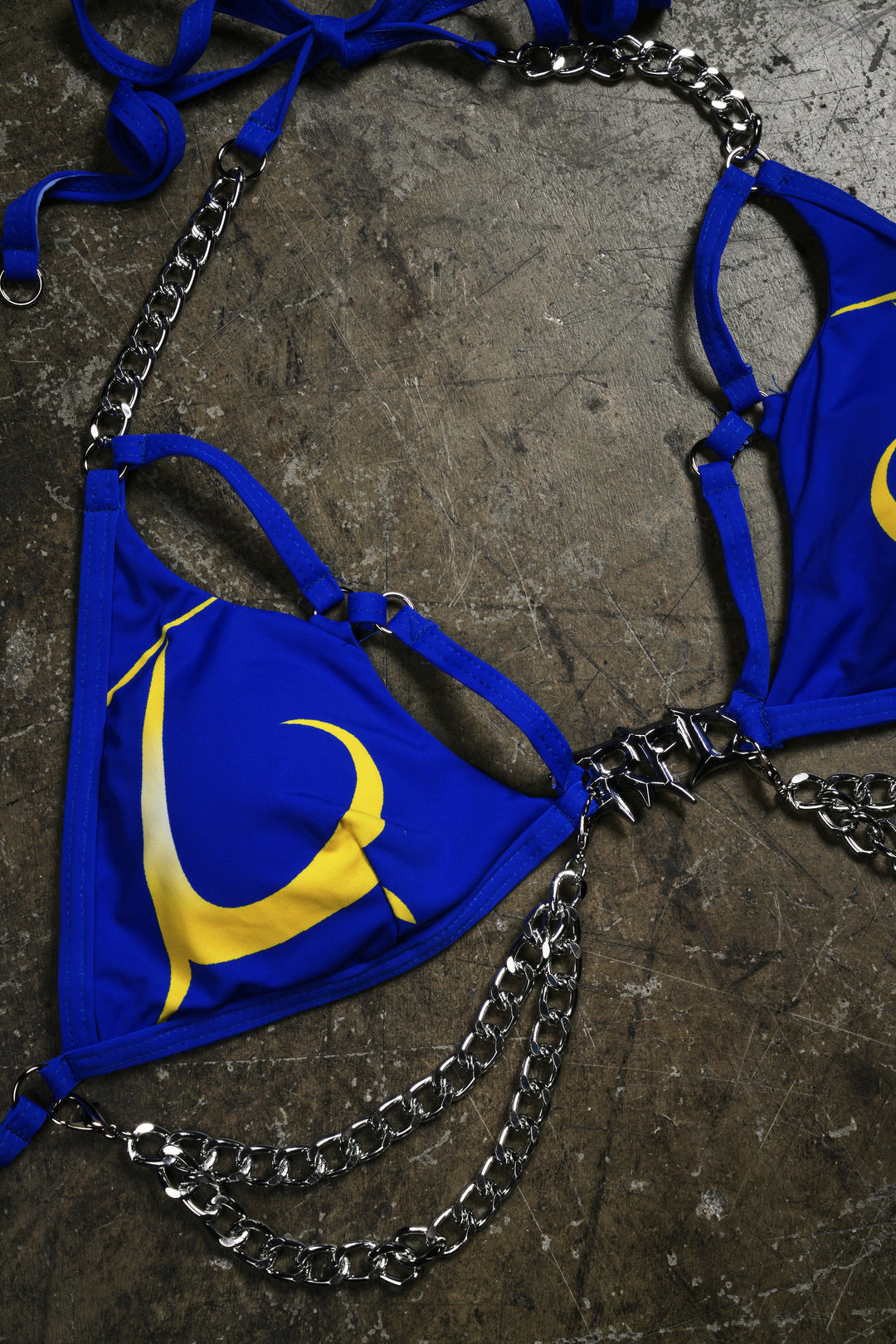 Arcade Legacy Chainkini Top in Blue