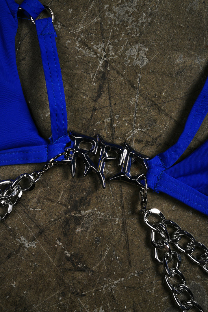 Arcade Legacy Chainkini Top in Blue