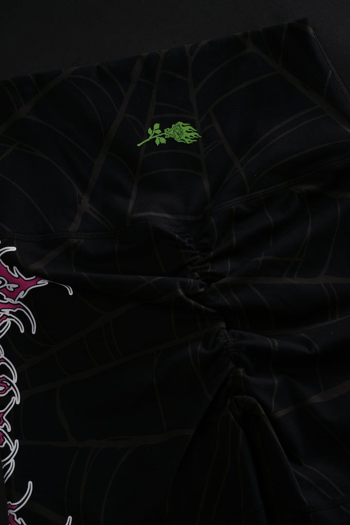 Shadow Coded Energy Bike Shorts in Black