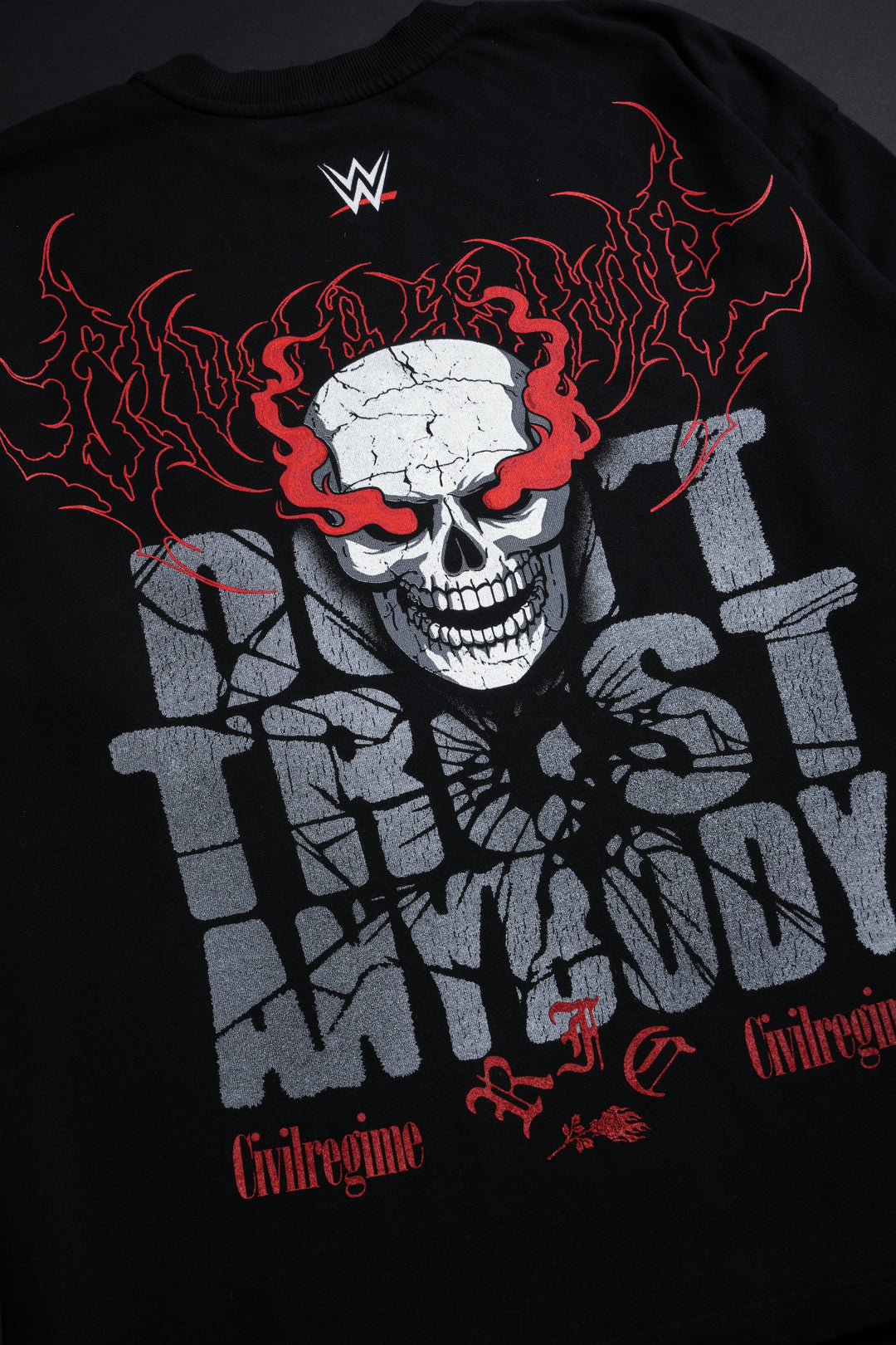 No Trust American Classic Oversized Tee in Black