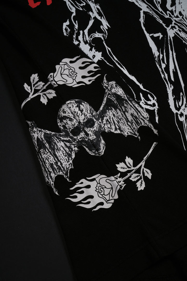 Dreamer American Classic Oversized Tee in Black