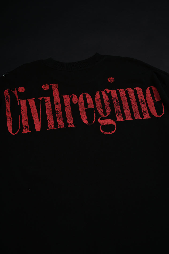 Dr. Doom V2 American Classic Oversized Tee in Black