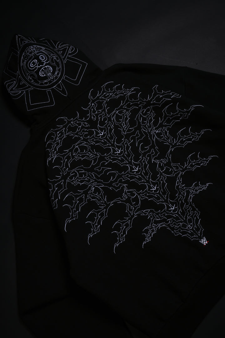 Rey Mysterio Full Zip Up Hoodie in Black