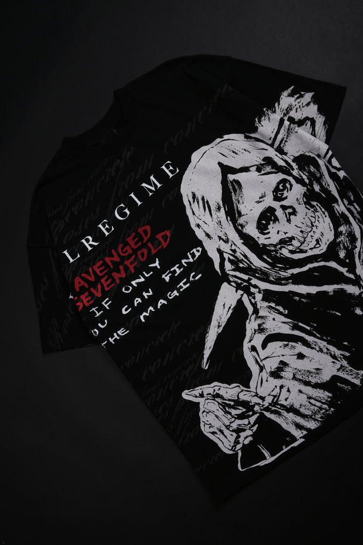 Magic American Classic Oversized Tee in Black