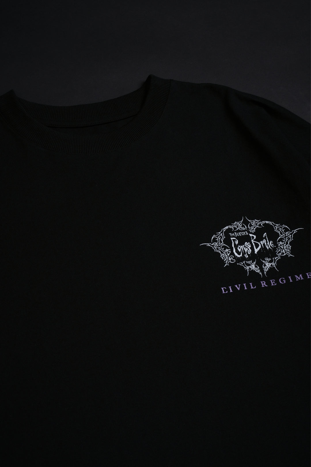 Victor "Side By Side" 199X Oversized Tee in Black