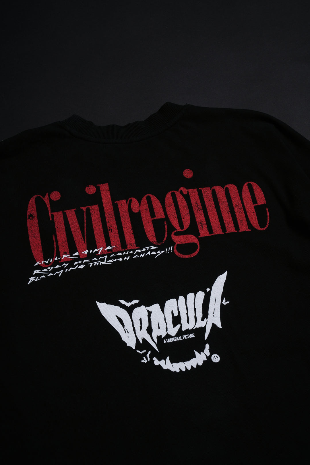 Dracula American Classic Oversized Tee in Black