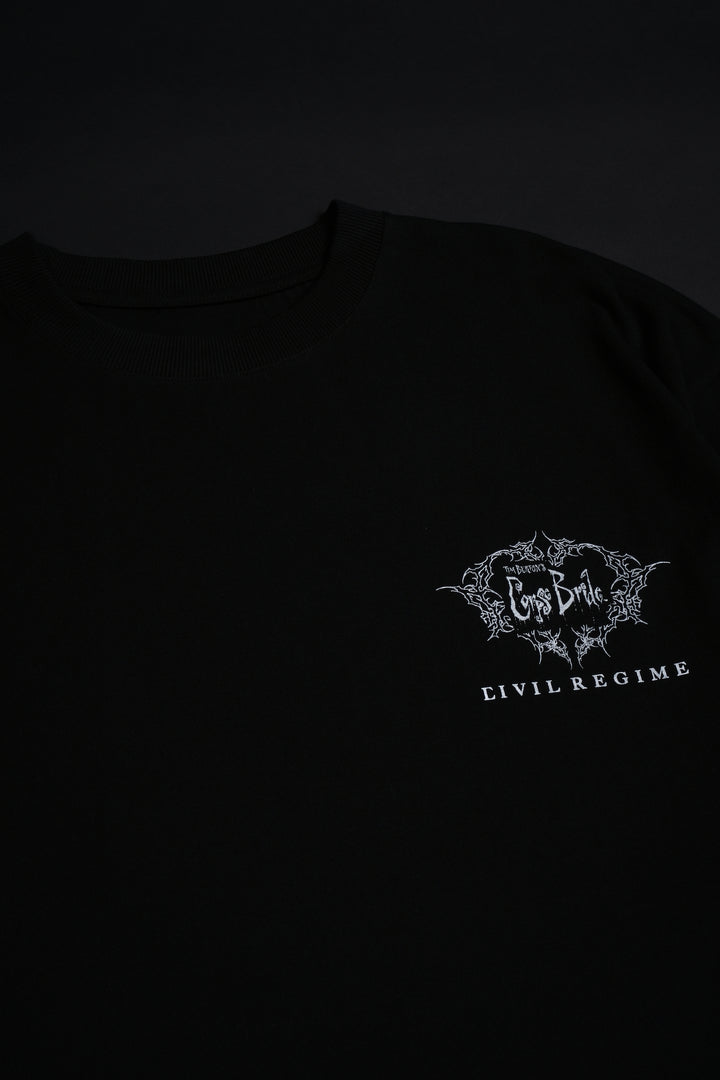 Land Of The Dead "Side By Side" 199X Oversized Tee in Black