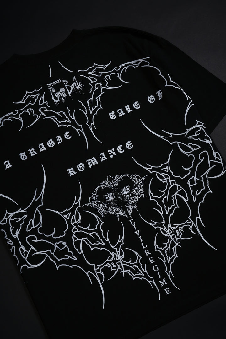 Land Of The Dead "Side By Side" 199X Oversized Tee in Black