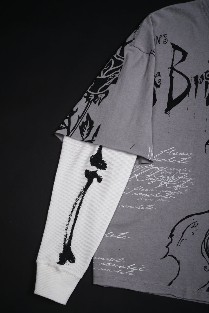 Dearly Departed 199X Twofer in Ash Gray/White