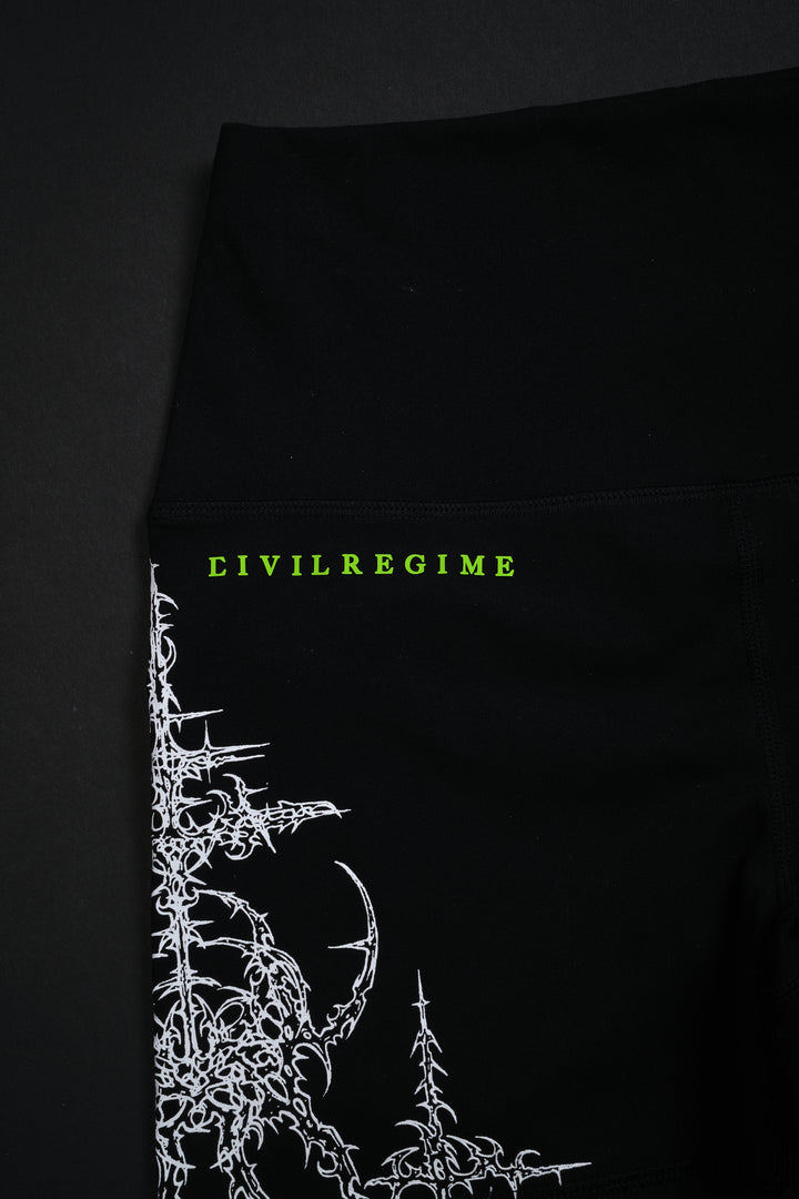 Lucid Chaos Nahstia Energy Shorts in Black