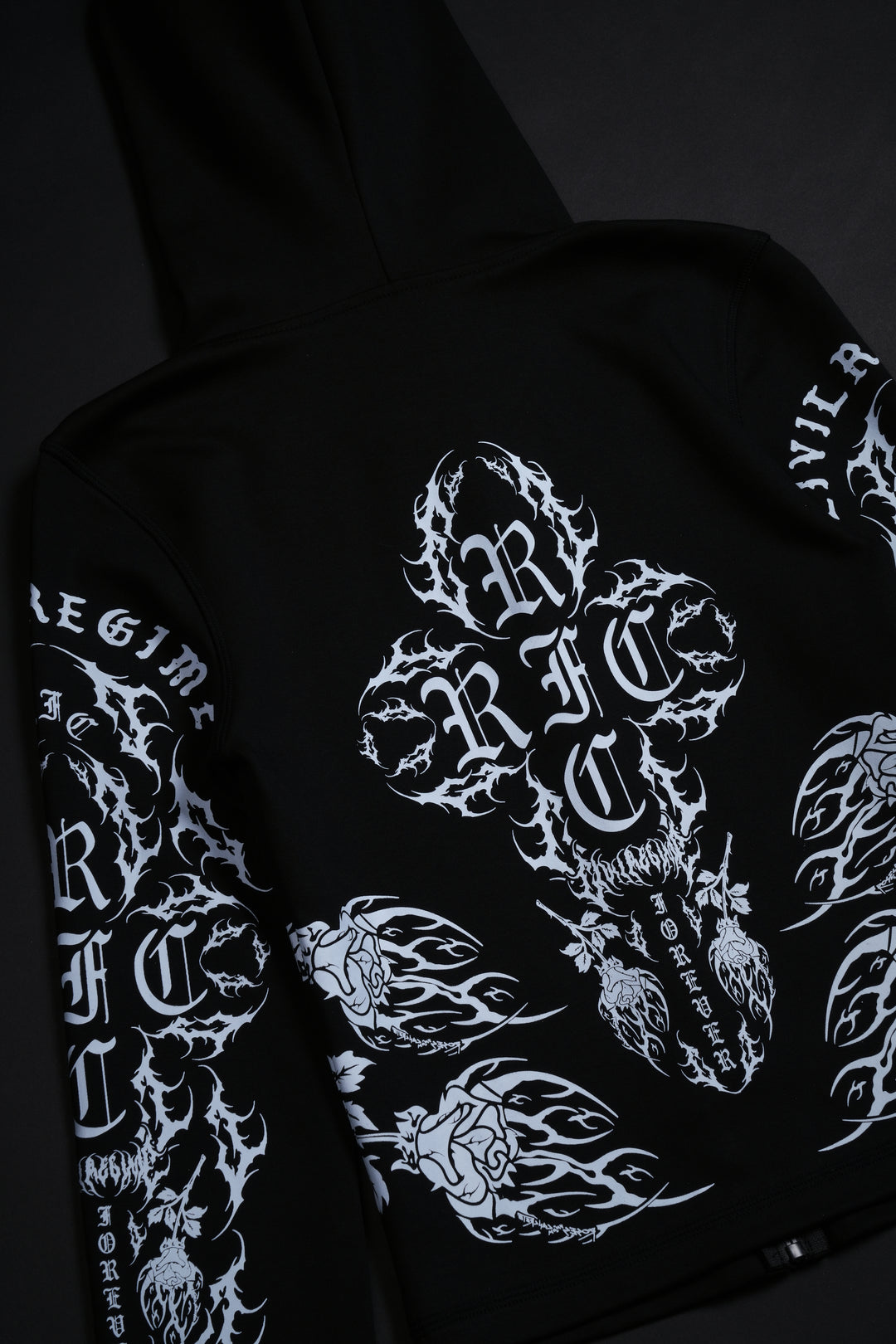 Twilight Pookie Zip Up Hoodie in Black