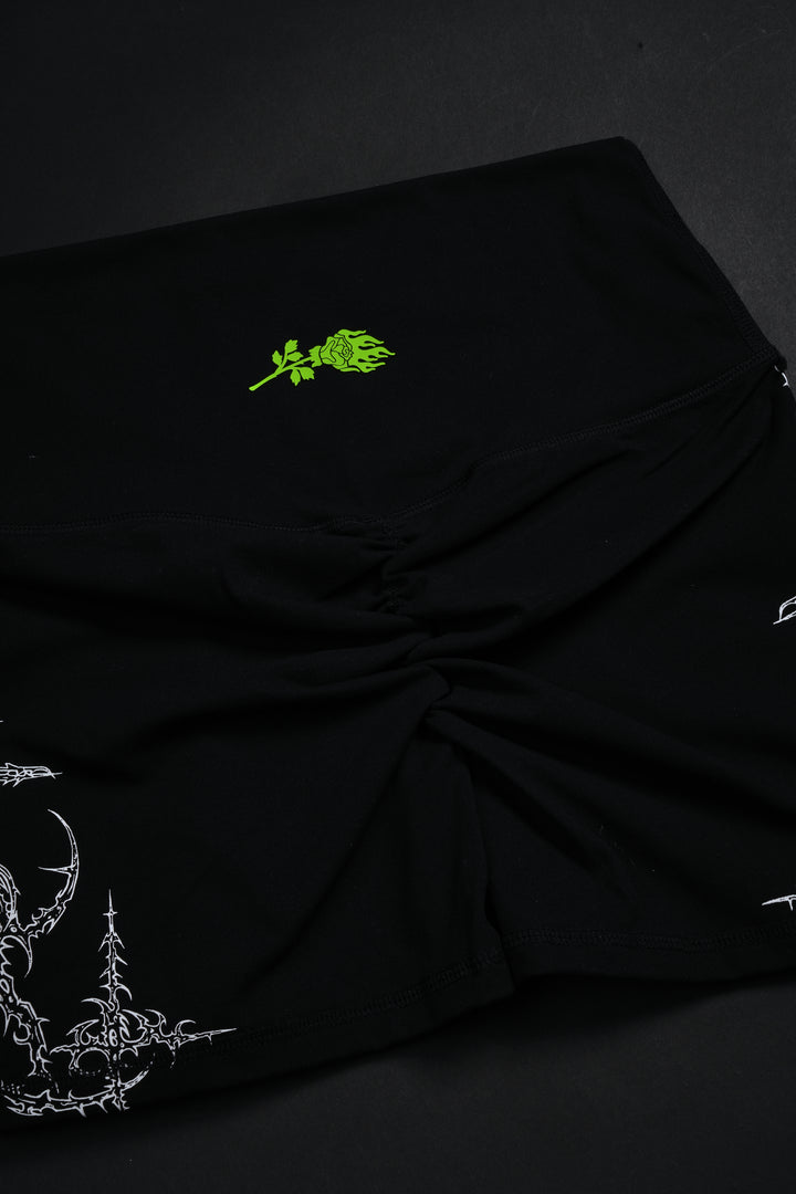 Lucid Chaos Nahstia Energy Shorts in Black