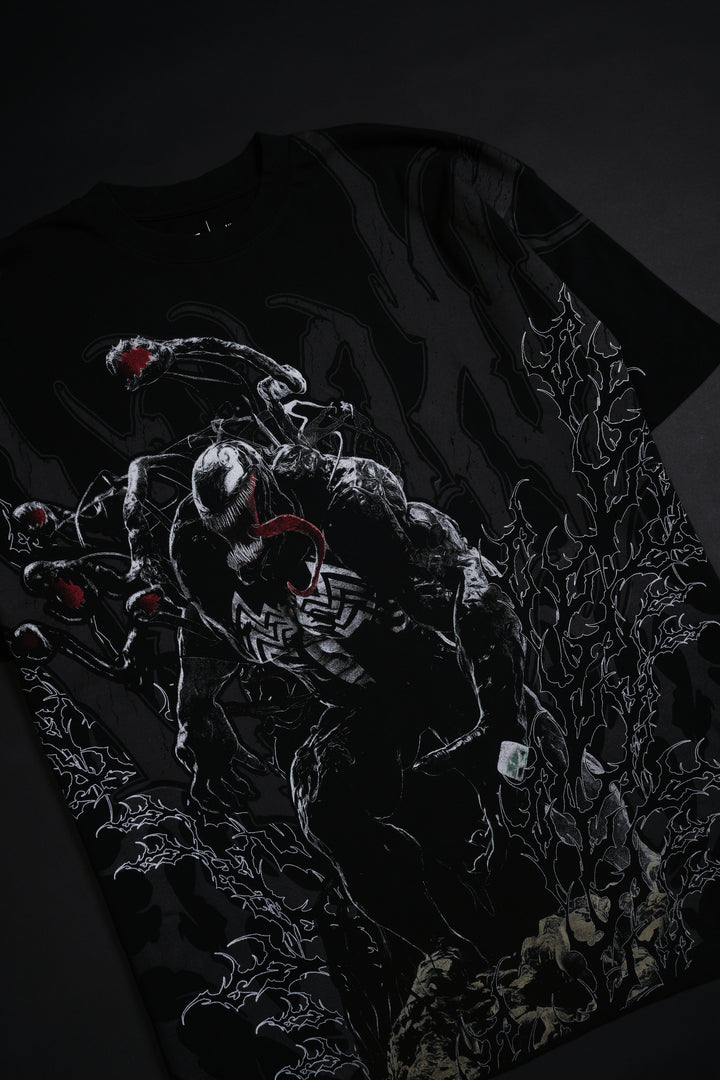 Venom American Classic Oversized Tee in Black