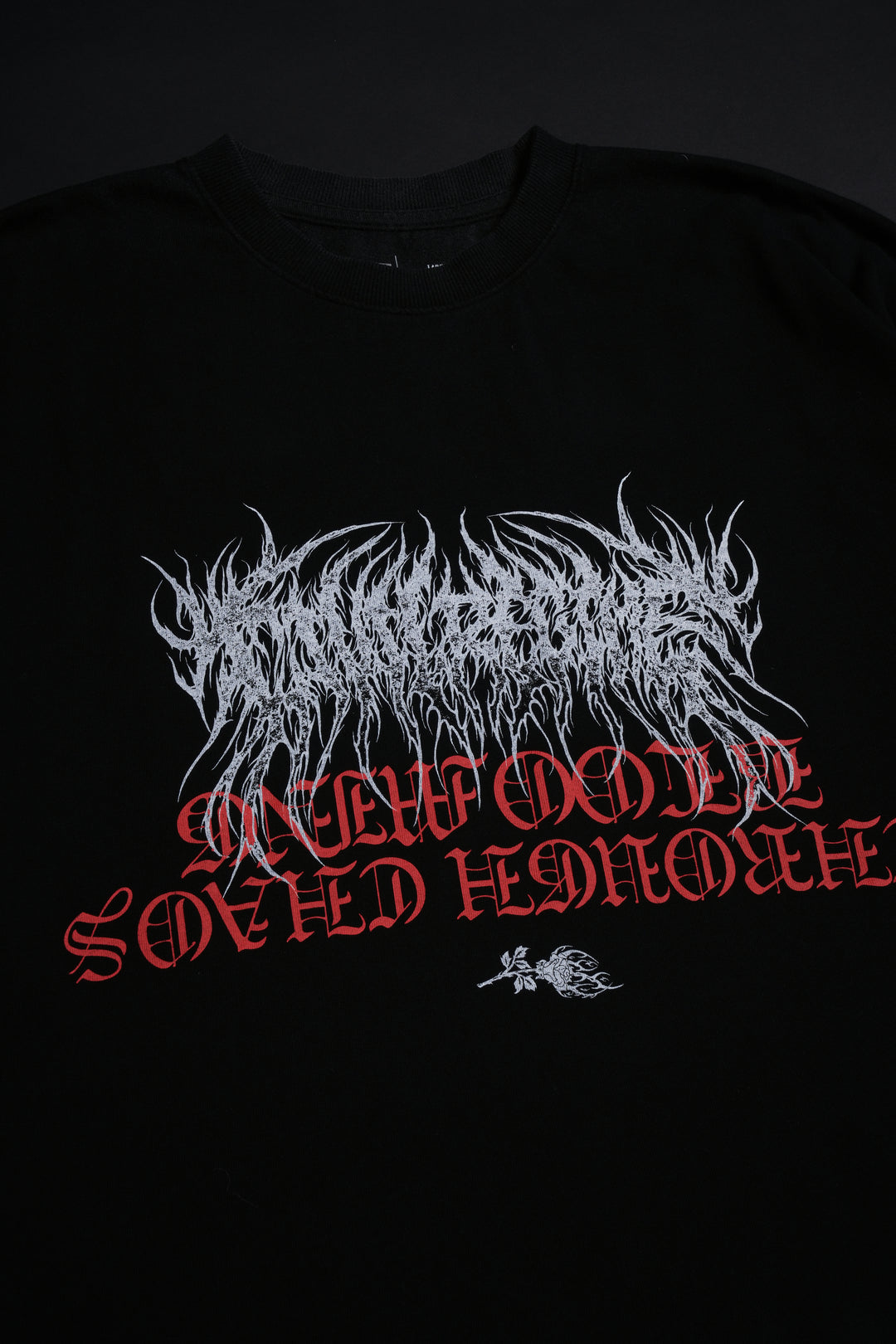 Blood Of Enemies American Classic Oversized Tee in Vintage Black
