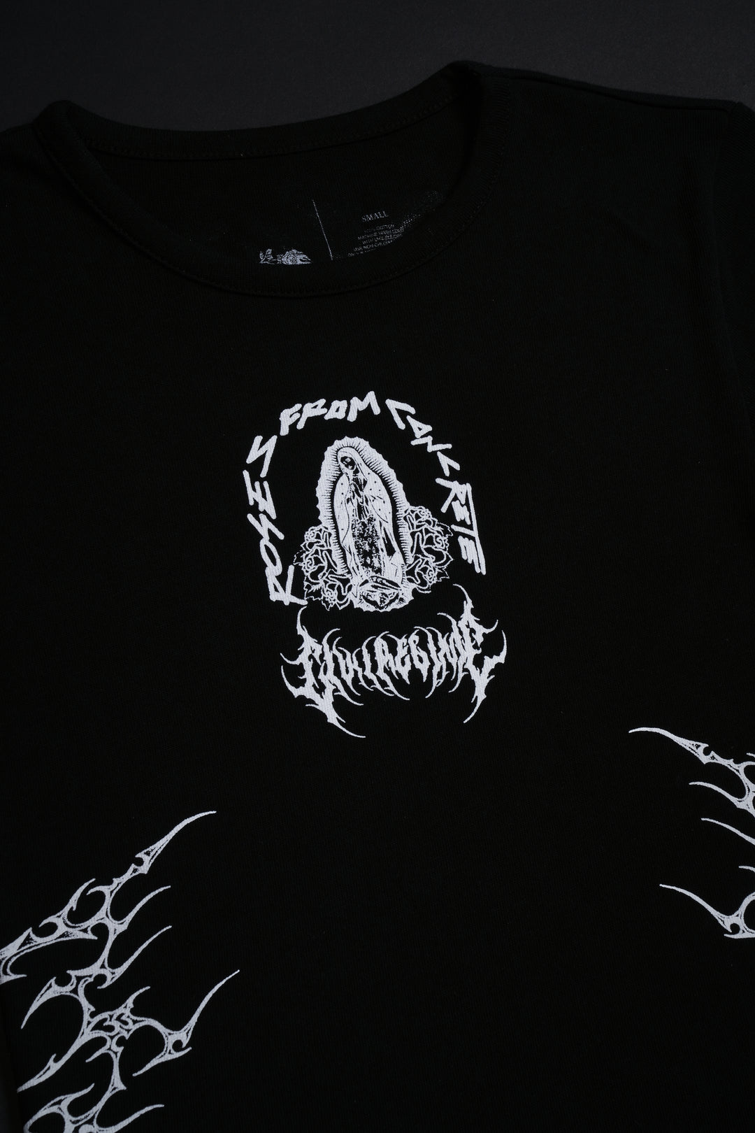 Chingona AF Baby Tee in Black