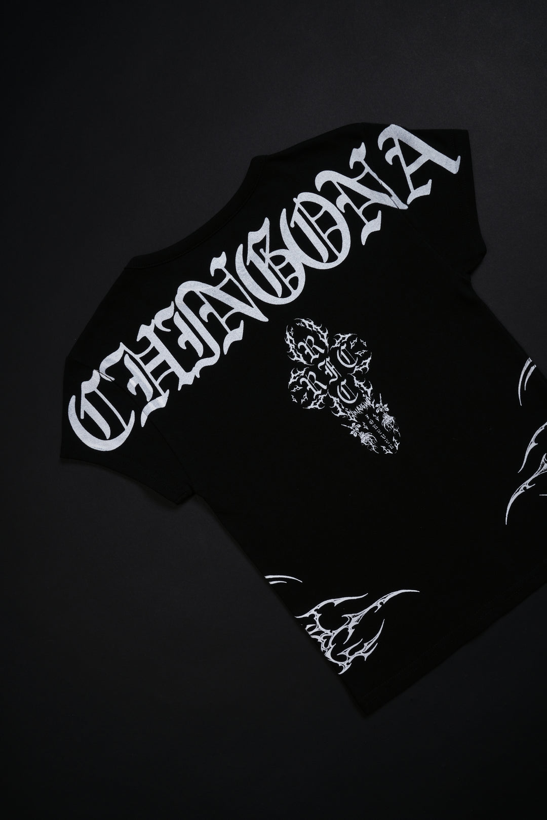 Chingona AF Baby Tee in Black