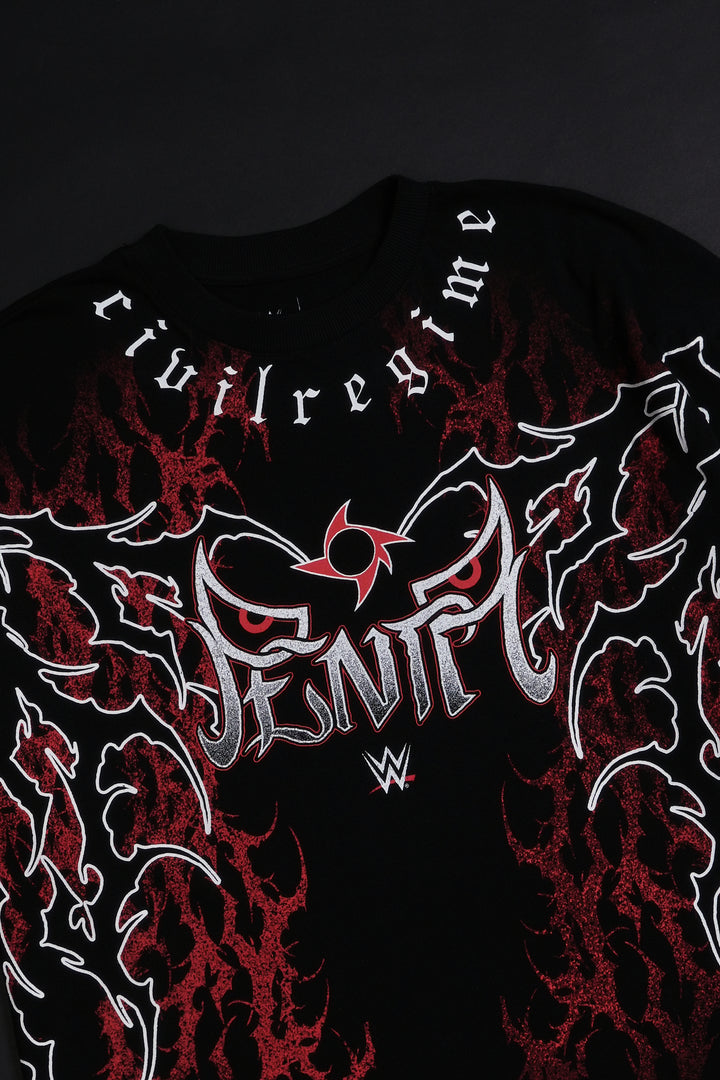 Penta's Power American Classic Oversized Tee in Black