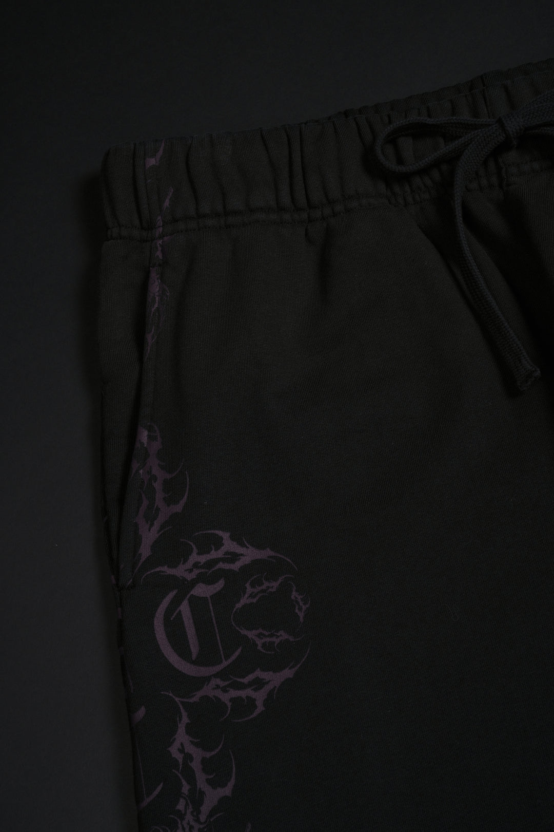 Roses In The Bloom Wide Leg Pants in Black