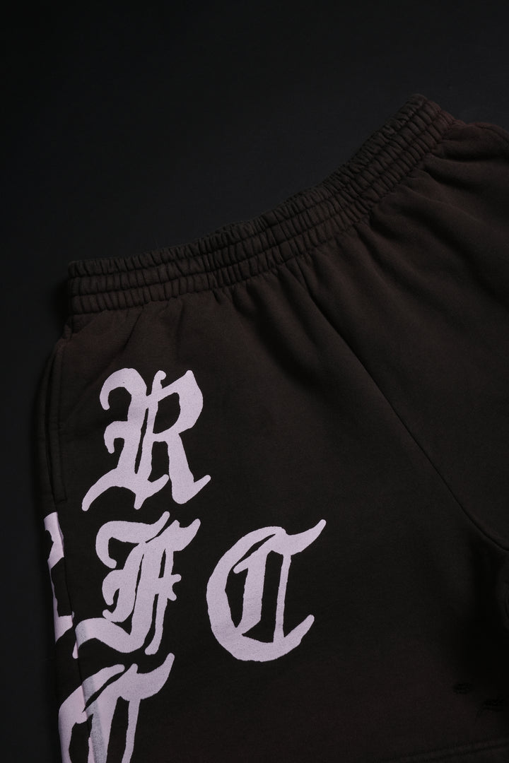 Concrete Serenity Baggy Shorts in Brown