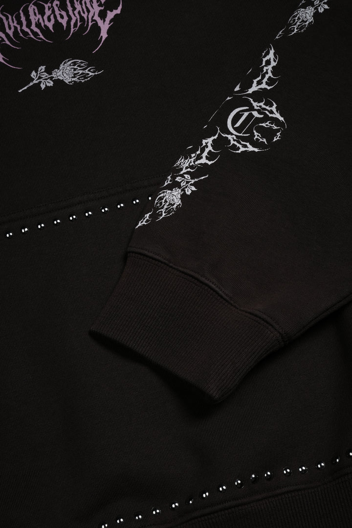 Full Bloom Forever Hoodie in Brown