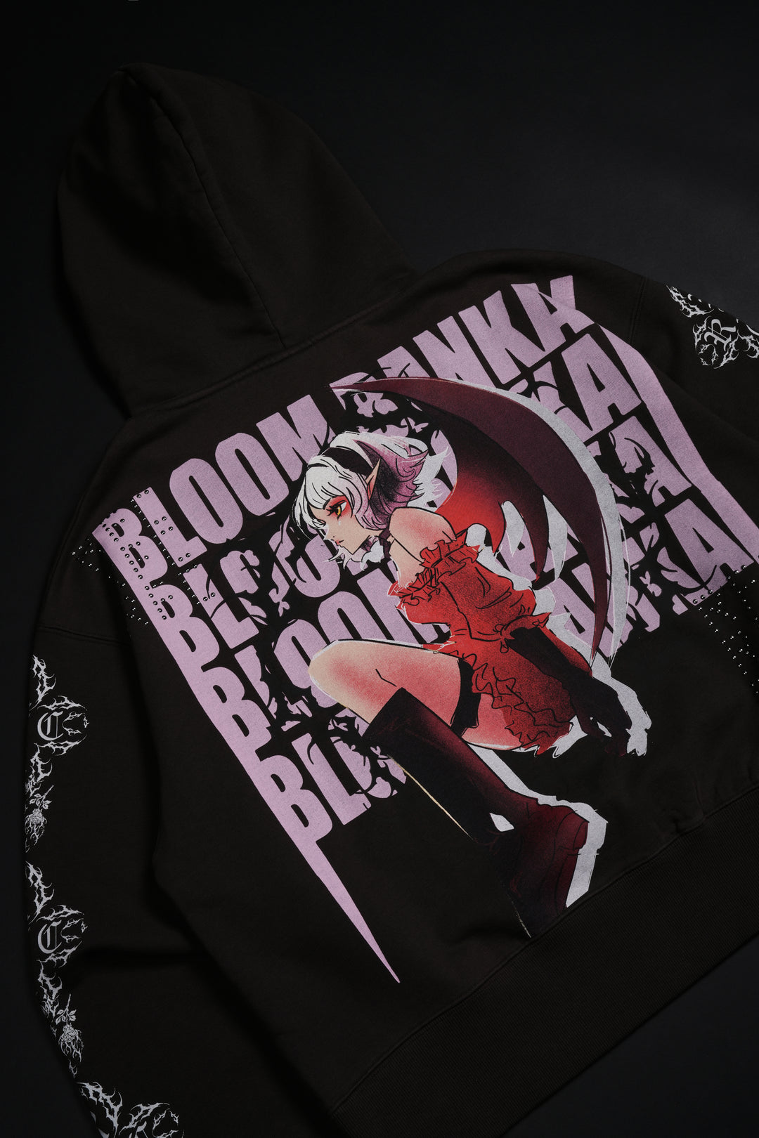 Full Bloom Forever Hoodie in Brown