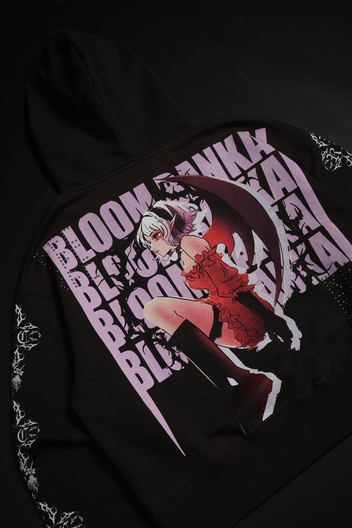 Full Bloom Forever Hoodie in Brown
