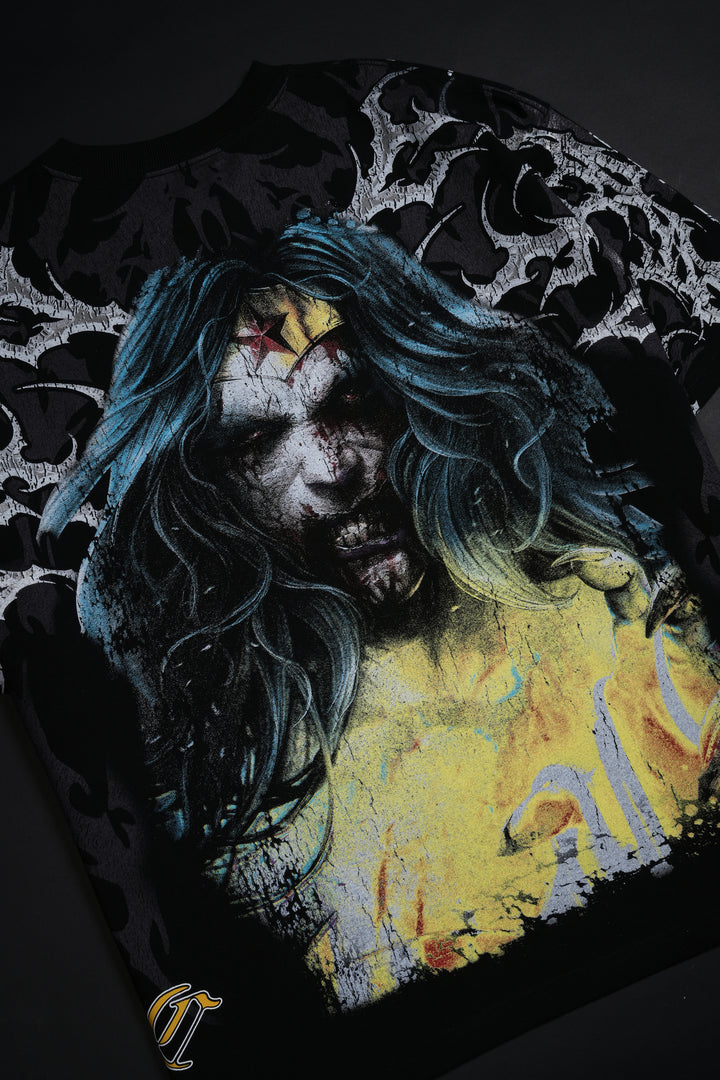 Dead Amazon "Side By Side" 199X Oversized Tee in Black
