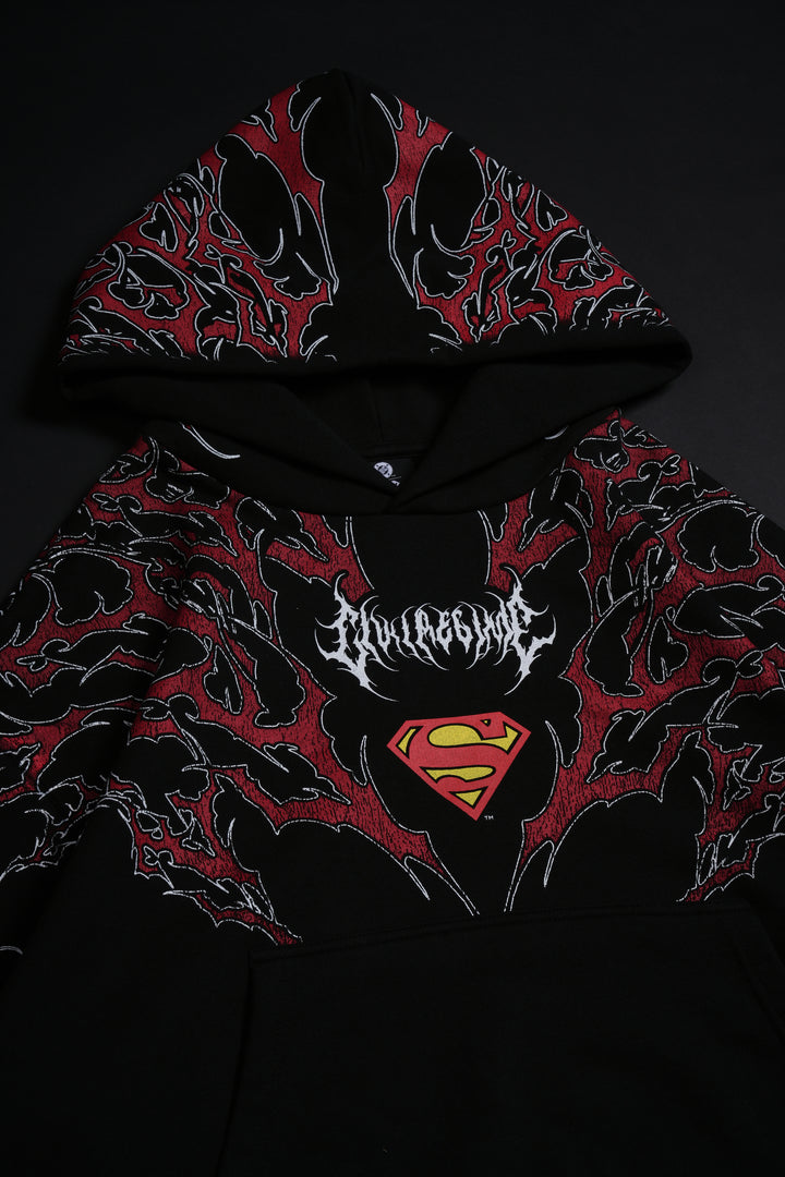 Red Death Forever Hoodie in Black