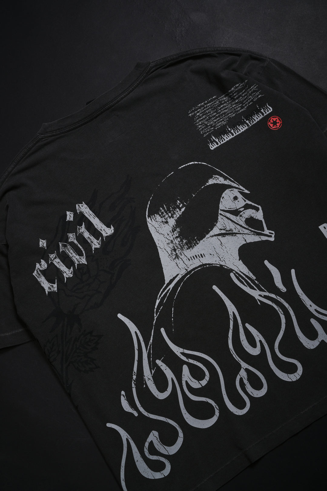 Vader Vs. Fett Everyday Basic Tee in Vintage Ashes