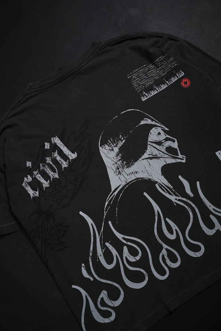 Vader Vs. Fett Everyday Basic Tee in Vintage Ashes