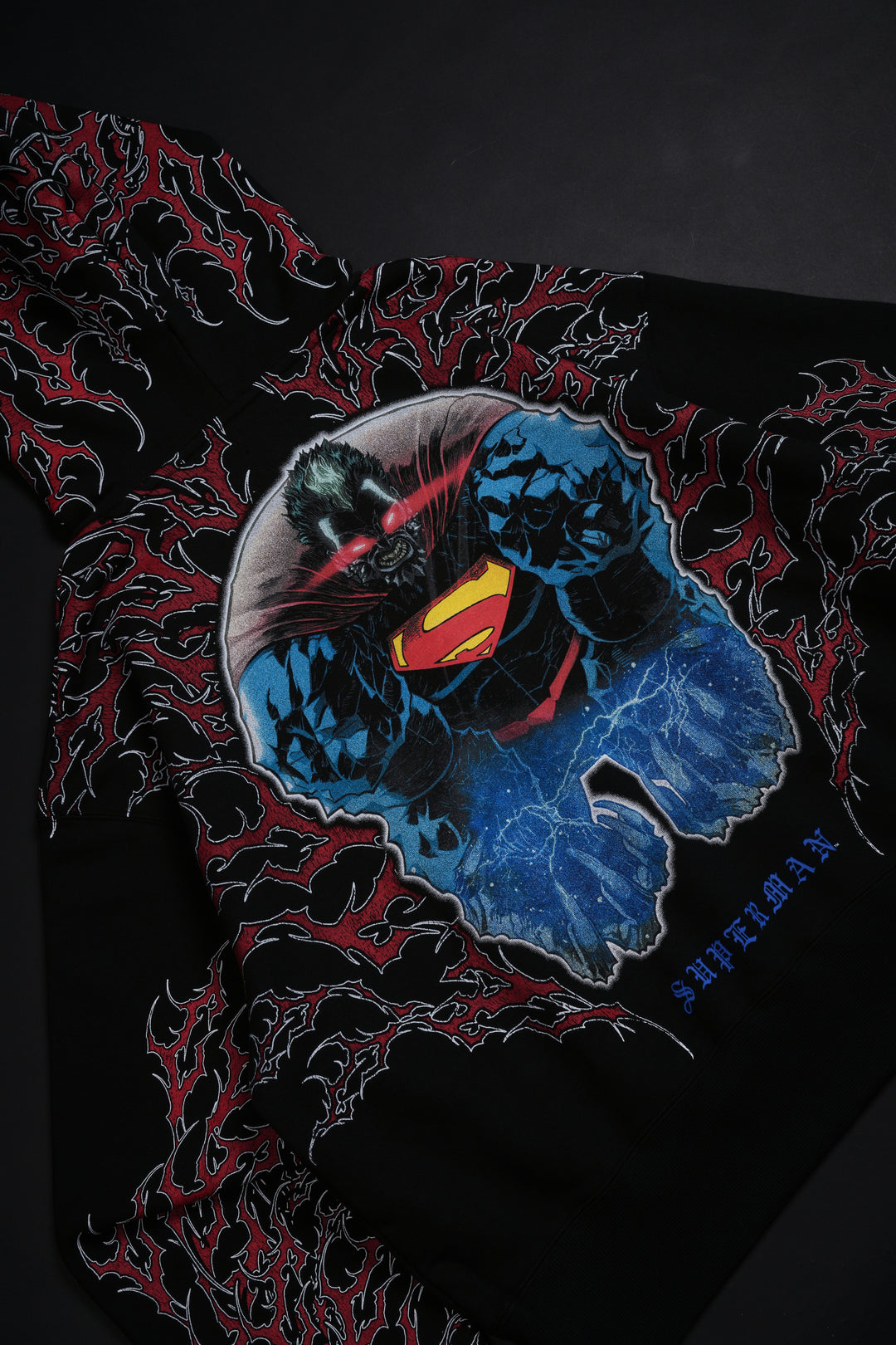 Red Death Forever Hoodie in Black