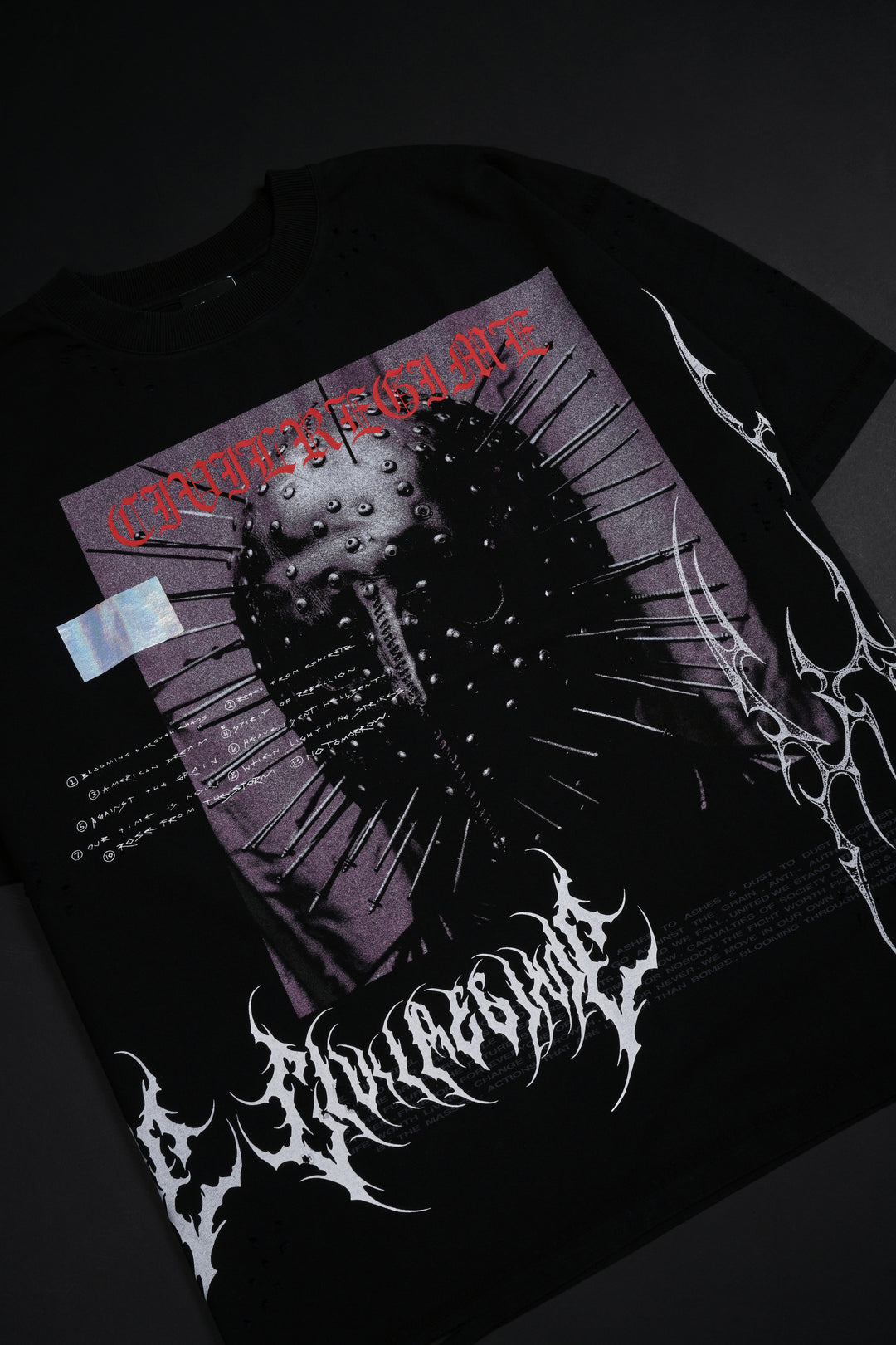 Spike Veil FMR Tee in Black